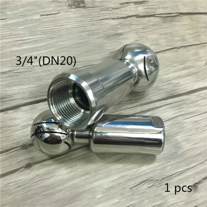 Вращающаяся сопла для чистки резервуара 1/2 дюйма 3/4 SS304 поворотная с резьбой