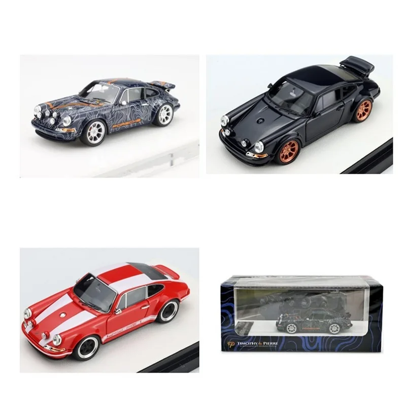 

Timothy Pierre TP 1:64 964 Singer Coupe Mulholland / Dark blue copper wheels / Red w/White Stripe