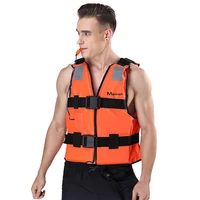 fishing suit adult swimming buoyancy vest adjustable comfortable life jacket for boating fishing surfing