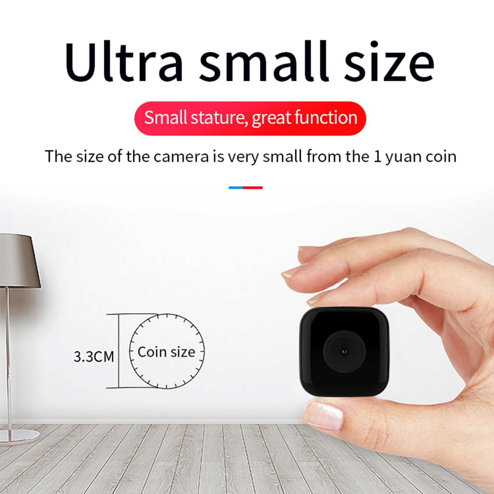 

Mini Camera Waterproof Portable Camera Home Security 1080P Camera HD Home Sport Cam Video Camcorder DVR with Night Vision