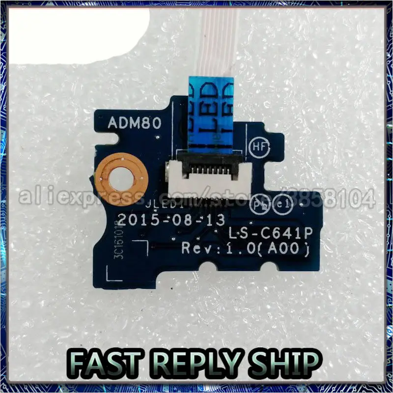 

SHELIoriginal для Dell Latitude E5570 Precision 15 3510 светодиодная печатная плата LS-C641P для материнской платы