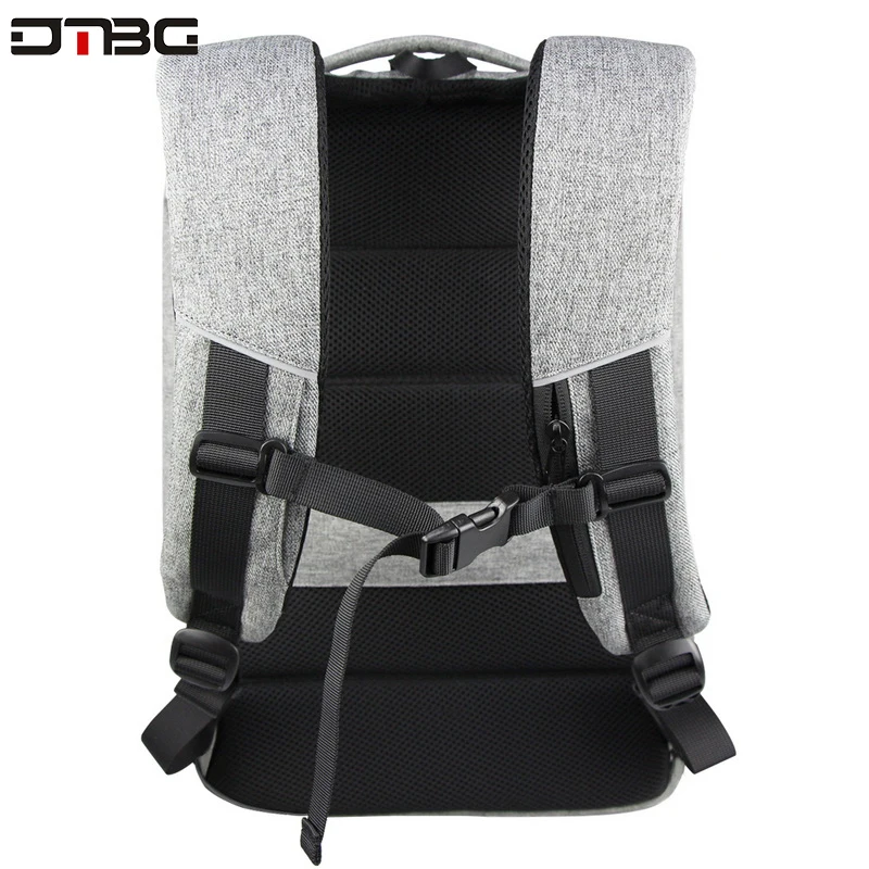 DTBG Многофункциональный USB зарядный мужской 15 дюймовый рюкзак для ноутбука модный