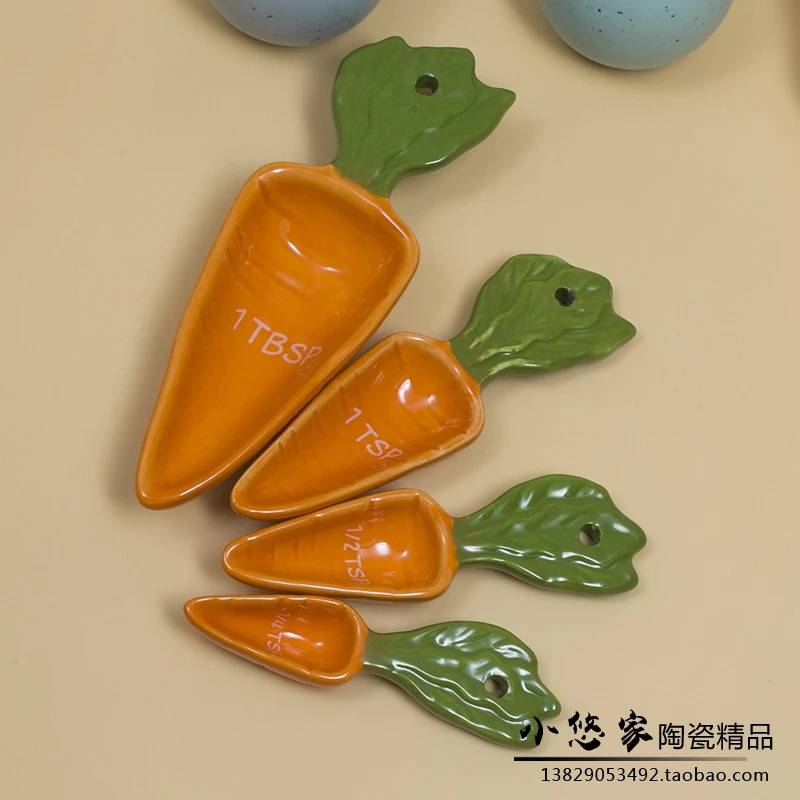 

Creative Spoon Ceramic Cooking Cute Measuring Spoons Baking Flour Cake Home Outils De Cuisine Et Gadgets Kitchen Tools ED50LJ