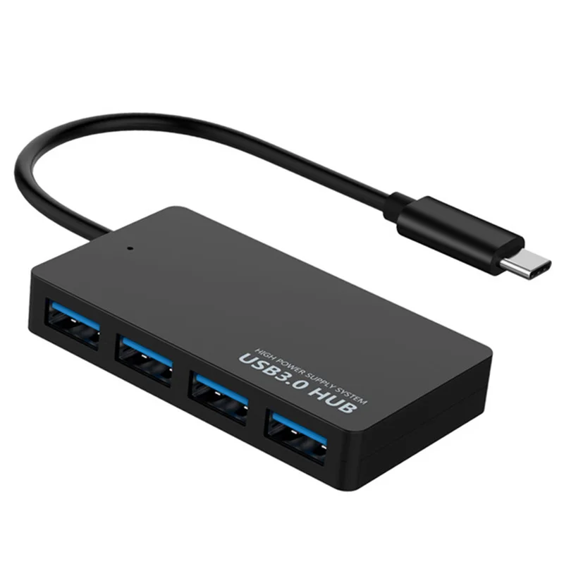 

3.0 USB C HUB Cable 3.1 Type C Splitter 4 Port Power Adapter Laptop PC Computer Accessories Parts Interface Protection Connector