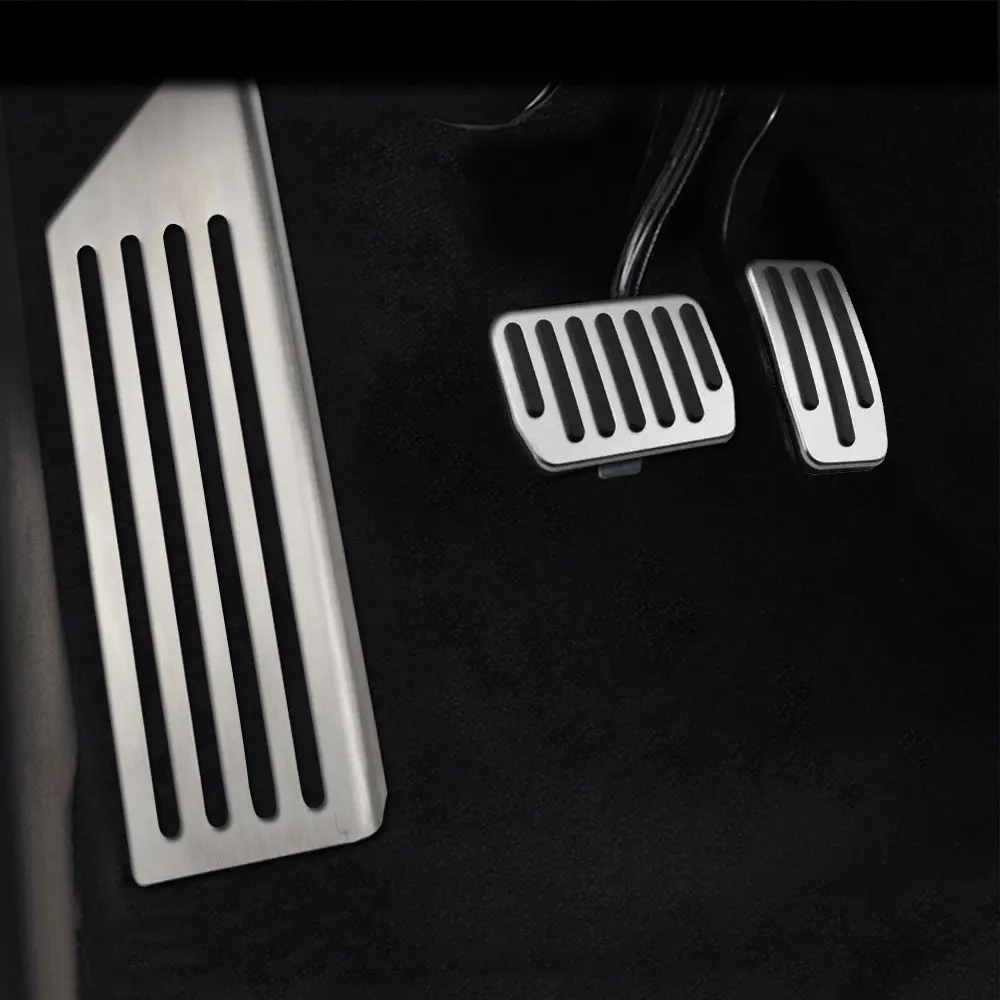 

Car Foot Pedal Pads Covers for Tesla Model 3 Model Three 2016 - 2021 Accessories Stainless Steel Accelerator Brake Rest Pedal