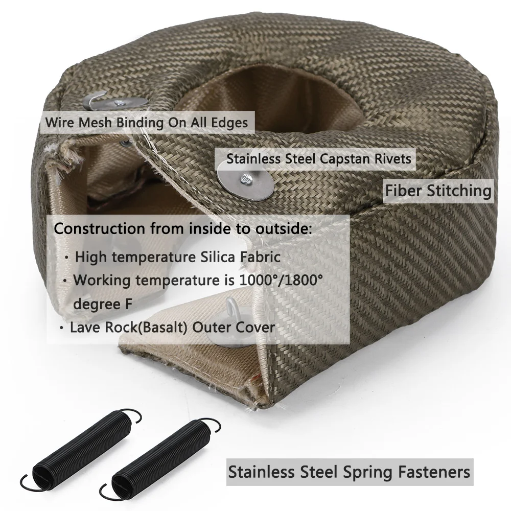 Бесплатная доставка 100% полностью титановое Т3 турбо одеяло Турбо тепловой щит