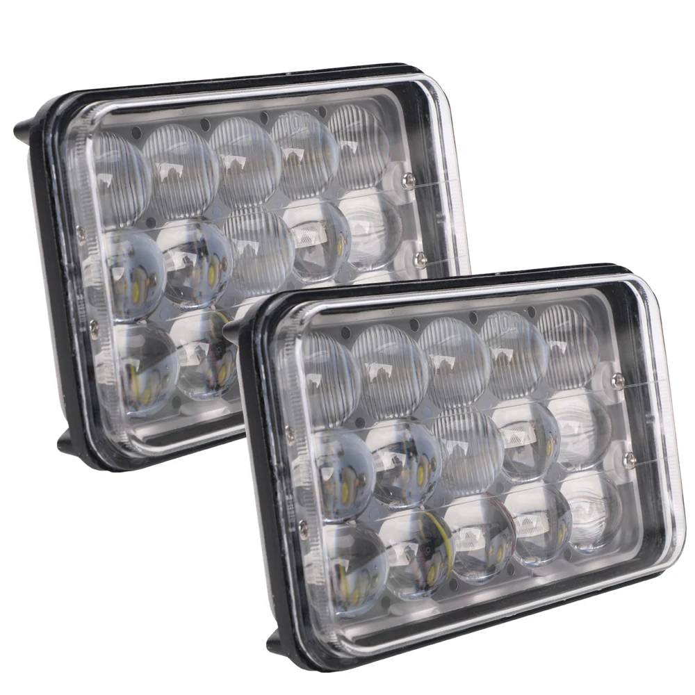 

4x6" LED Headlight Daytime Running Light Headlamp LED for Peterbil Kenworth Freightinger Ford Probe Chevrolet Oldsmobile Cutlass