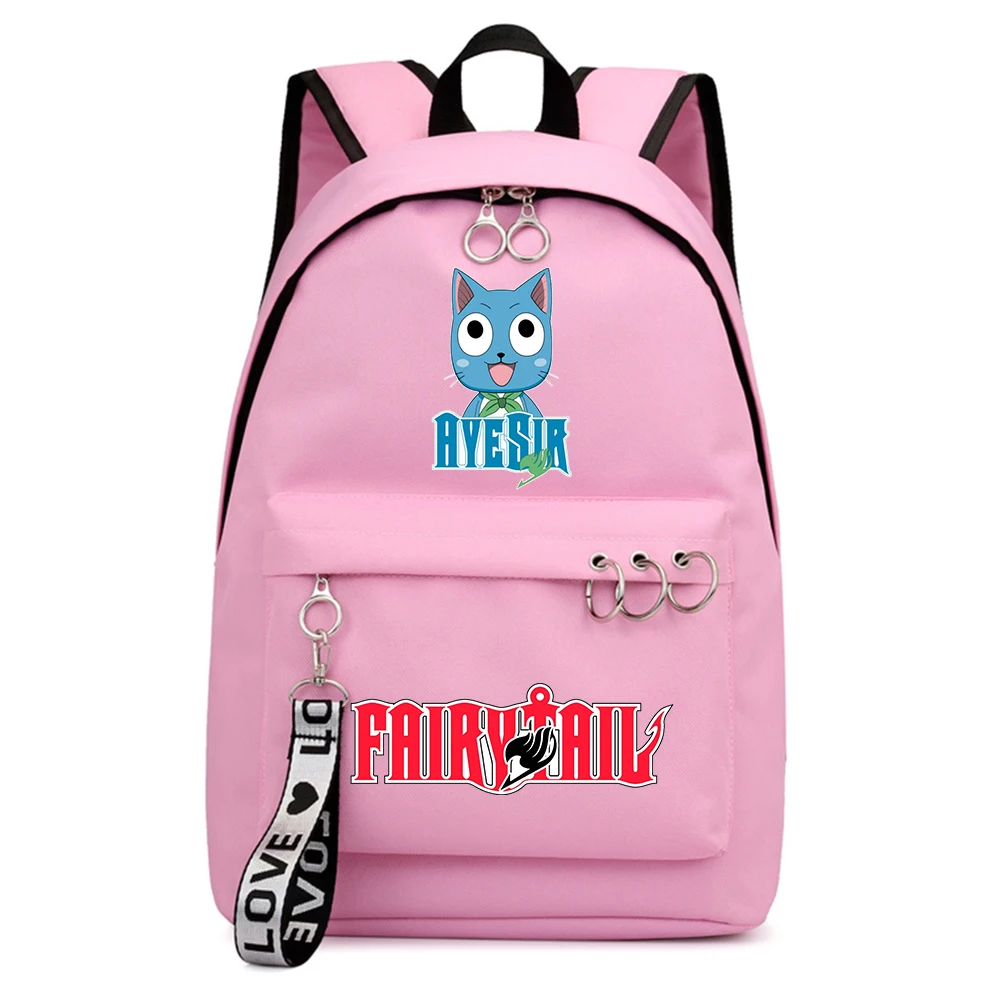 

Rucksack Fairy Tail Fashion Packsack Zipper Casual Boys Girls Schoolbag Backpack Shoulders Laptop Bag Teenger Student Bookbag