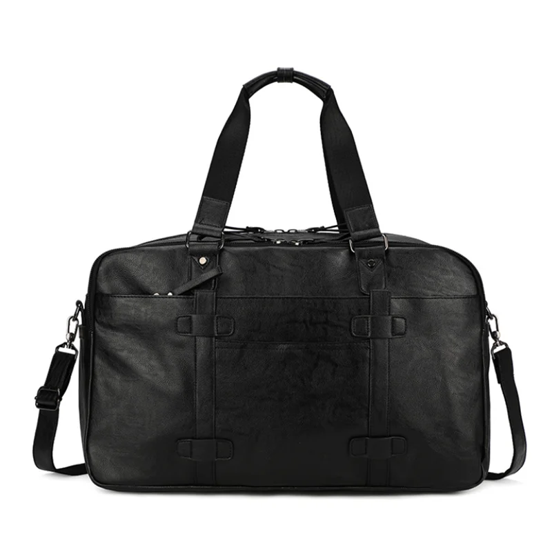 2020 Мужская зимняя деловая Повседневная модная черная большая дорожная сумка из искусственной кожи Сумка через плечо сумка для ноутбука Herren... от AliExpress WW