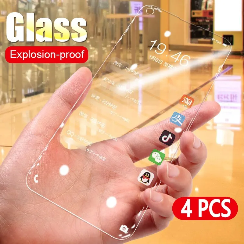 4 шт./лот закаленное стекло для защиты экрана Samsung Galaxy A40 A50 A70 A30 A10 A20 A60 A80 A90 M30 M20 M40
