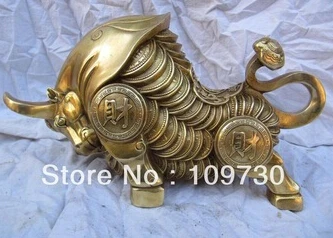 Бесплатная доставка &ltкитайская Классическая латунь медь приносить Богатство