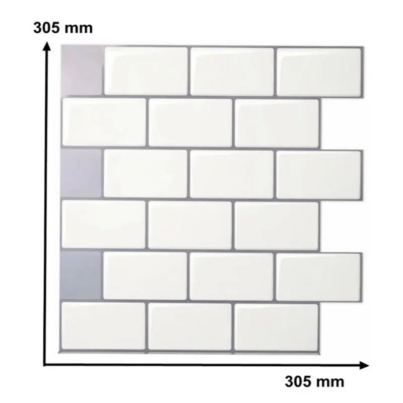 3D самоклеящаяся плитка фартук настенная для кухни мозаика ванной кирпичные