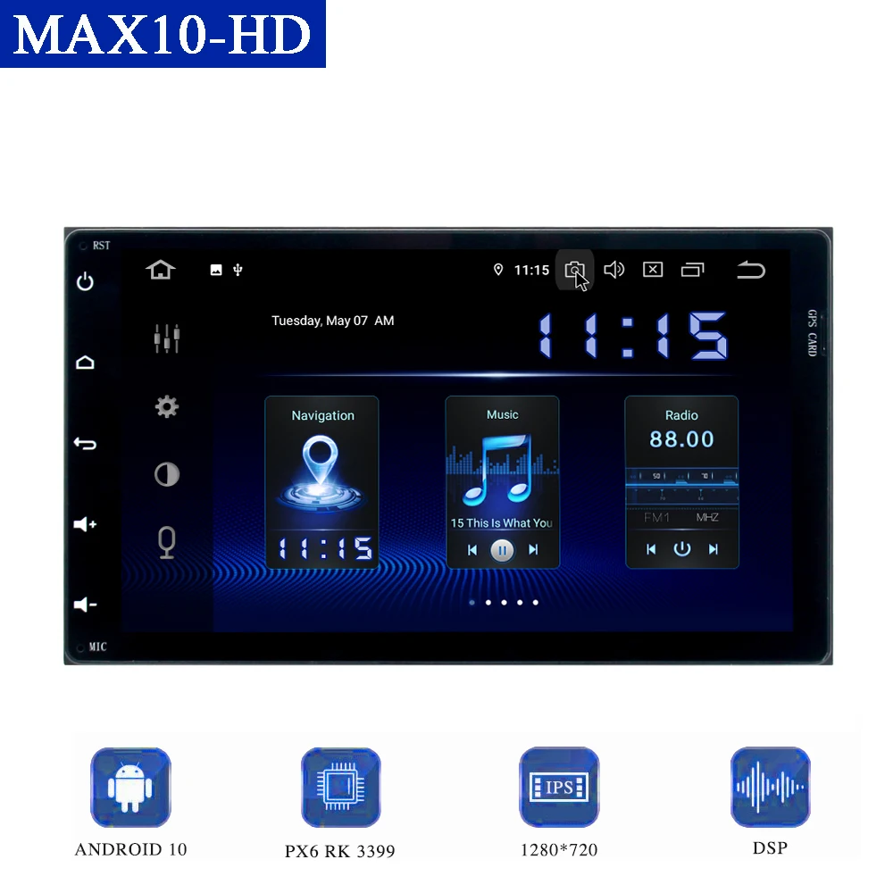 Dasaita 9 "Android 10 0 Универсальное автомобильное радио для Toyota Corolla Camry Prado RAV4 Hilux 2017