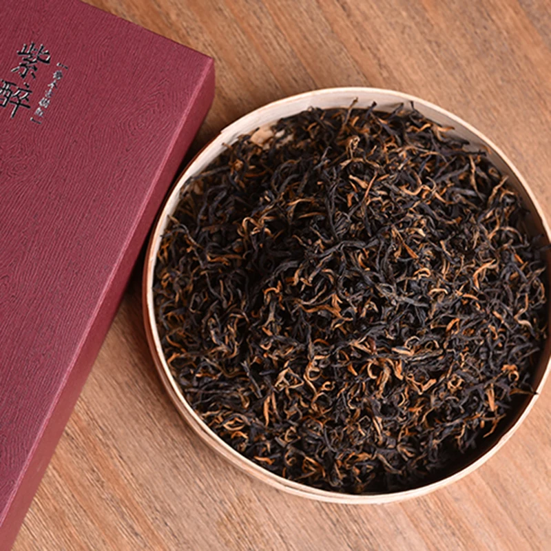 

Special Grade Class Dian Hong 200g Kung Fu Black Tea Yunnan Lincang Old Trees Bulk Feng Qing Red Tea Spring Gift Box