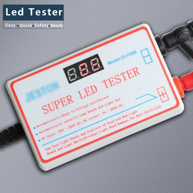 0-300V LED Tester Strip Lamp Test Tool with Voltage Display and Adjustable Voltage(US Plug) | Электроника