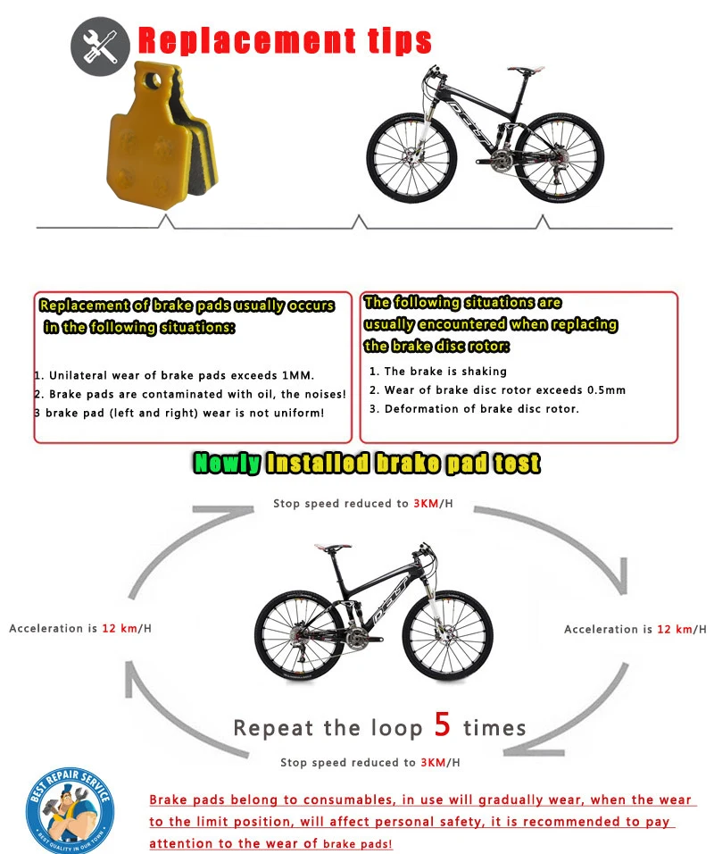 

4 Pair Ceramics MTB Cycling Bicycle Bike Disc Brake Pad For Magura M5 M7 MT5 MT7 Accessories