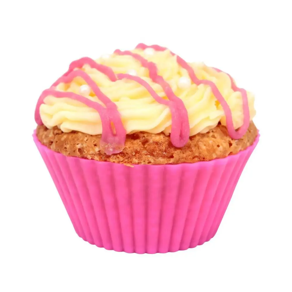 12 шт./компл. силиконовая форма для выпечки чашки кекс формы силиконовые пирожных