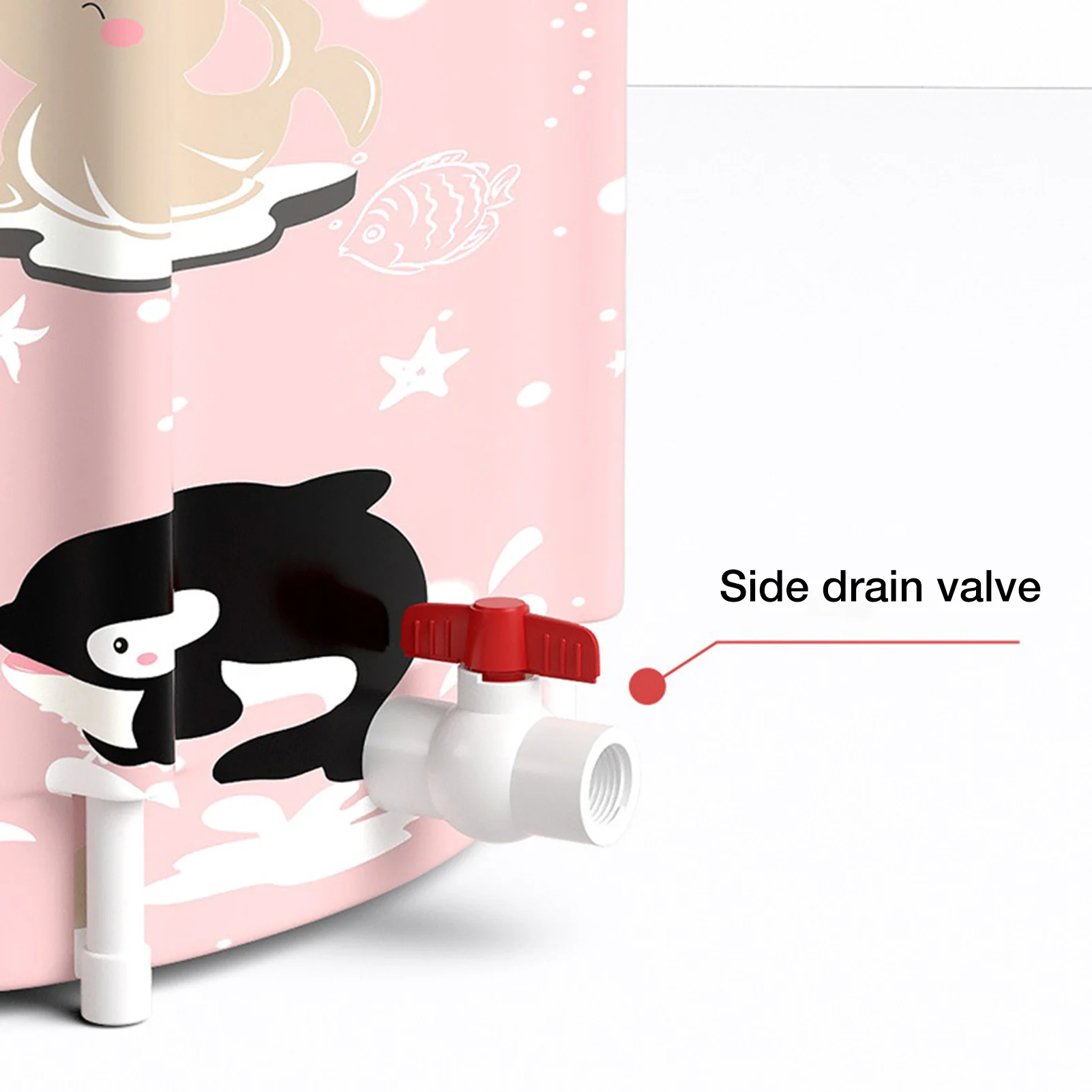 

Portable Bathtub Foldable Free Standing Soaking Bath Tub Kids Non Inflatable Children's Bath Tub Baby Swimming Bathtub