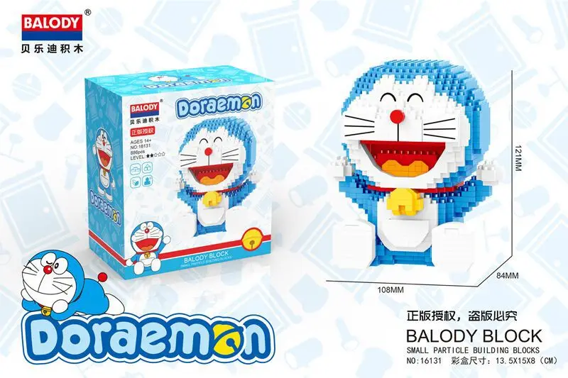 Блоки Balody мультфильм модель строительные игрушки японское аниме фигурка для