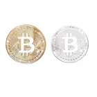 Позолоченная монета Биткоин, сувениры, металлическая физическая коллекция BTC, художественное искусство, античная памятная монета, подарки