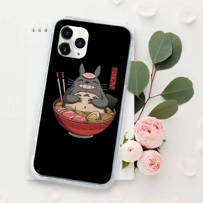 

Totoro Miyazaki Hayao anime Phone Case for iPhone 11 12 mini pro XS MAX 8 7 6 6S Plus X 5S SE 2020 XR Luxury brand shell funda