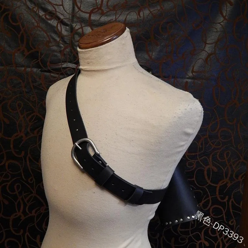 Колчан для стрел черного цвета дизайн с задней спиной из чистой кожи стрельбы