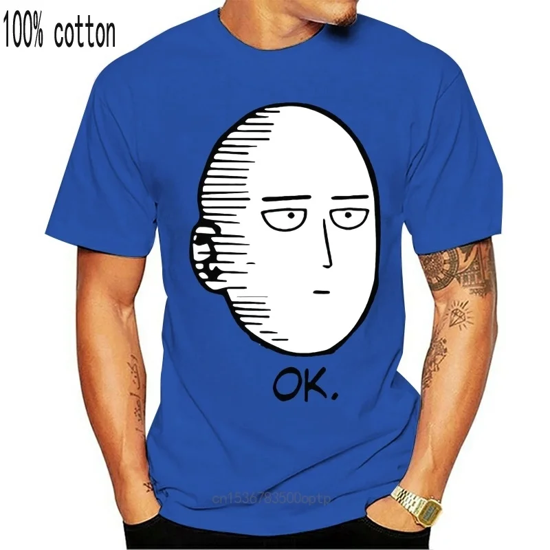 

Новинка, Мужская футболка с принтом аниме, манга, ок Сайтама оппай