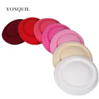 Основа для вуалетки из шерсти, 17 см, разные цвета, свадебные аксессуары для волос, старинный головной убор