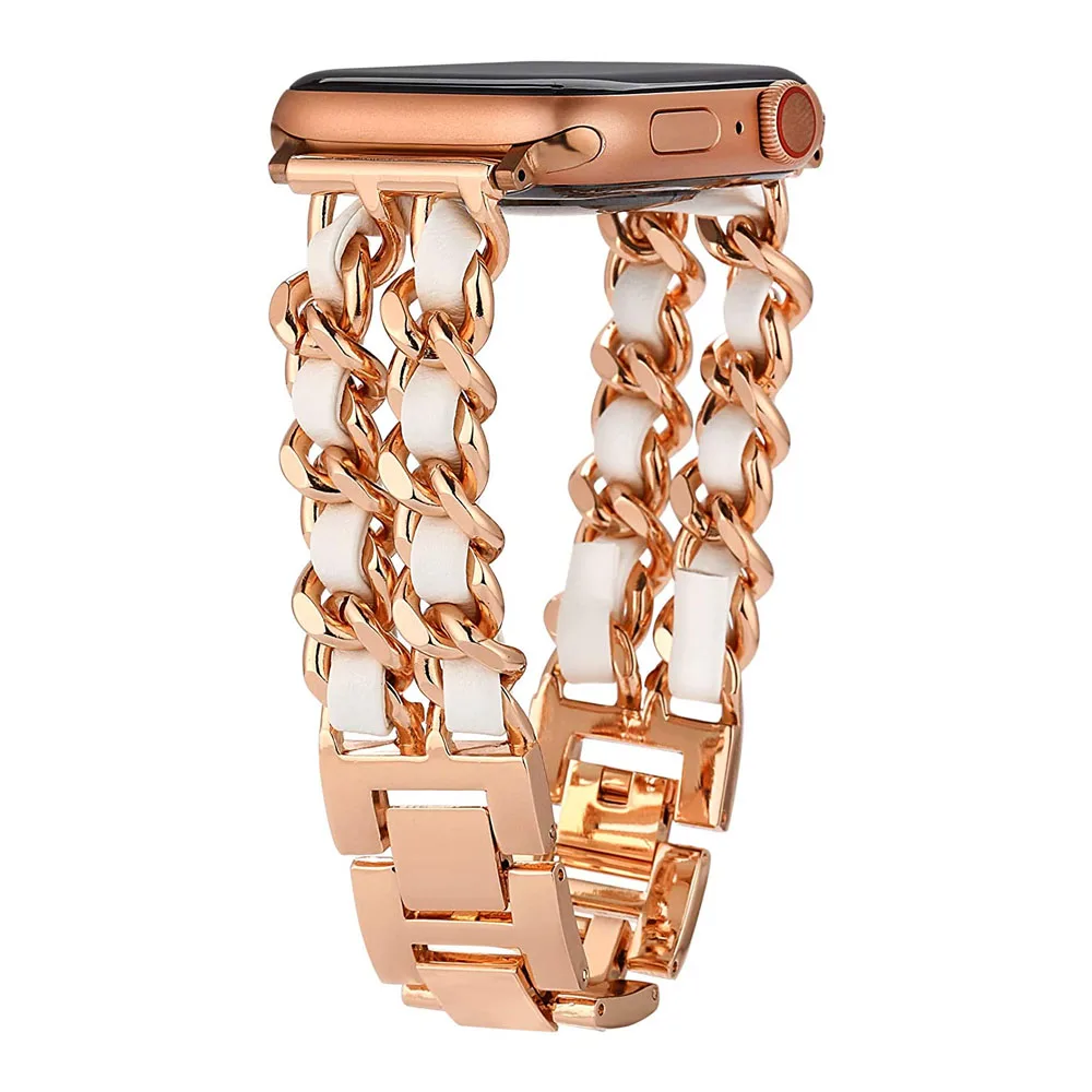 Ремешок для часов Apple Watch Band 7 41 мм 44 40 металлический сменный Браслет iWatch Series 6/5/4 -