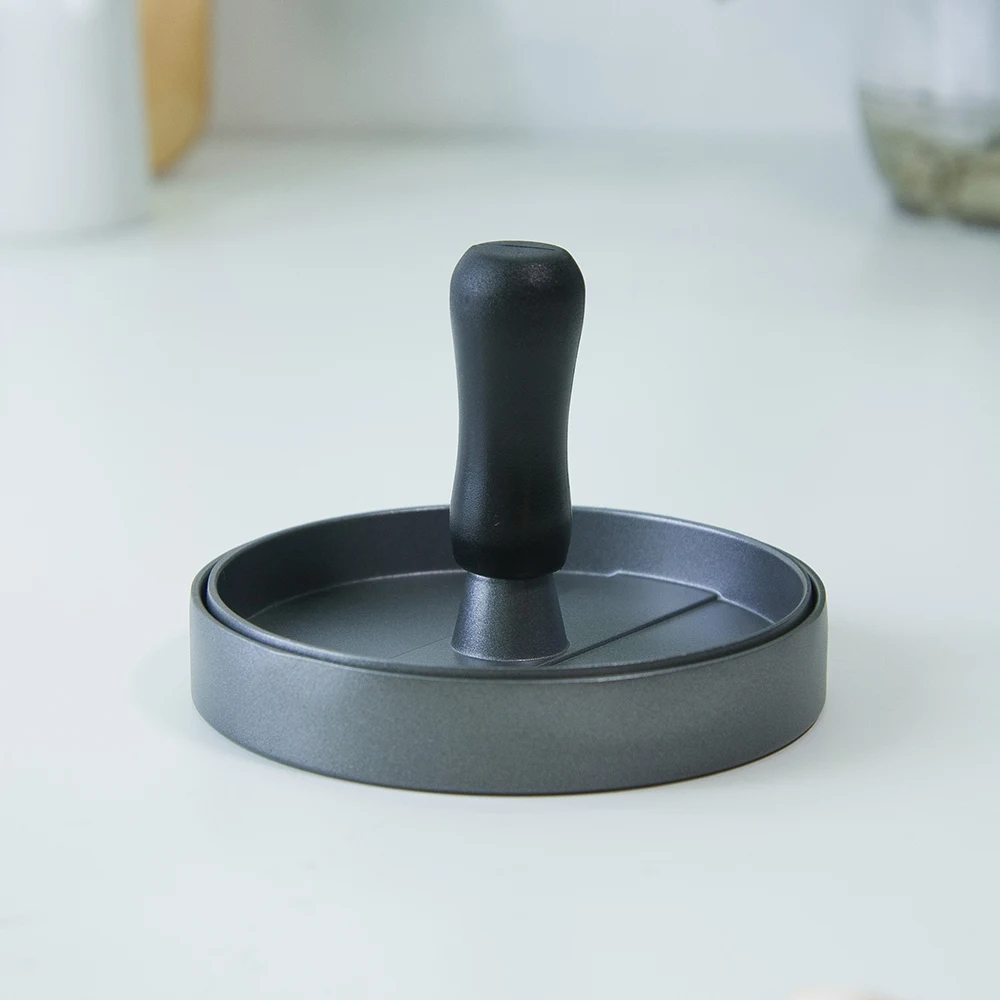 Дамасский пресс для мяса из нержавеющей стали круглой формы гамбургеров