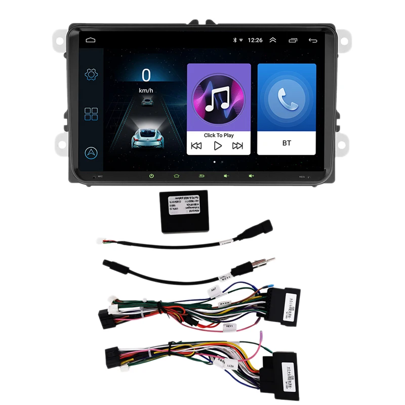Автомобильное стерео радио 9 дюймов 1080P Gps Радио Навигация OBD2 для V-W GOLF PASSAT P-OLO Jetta