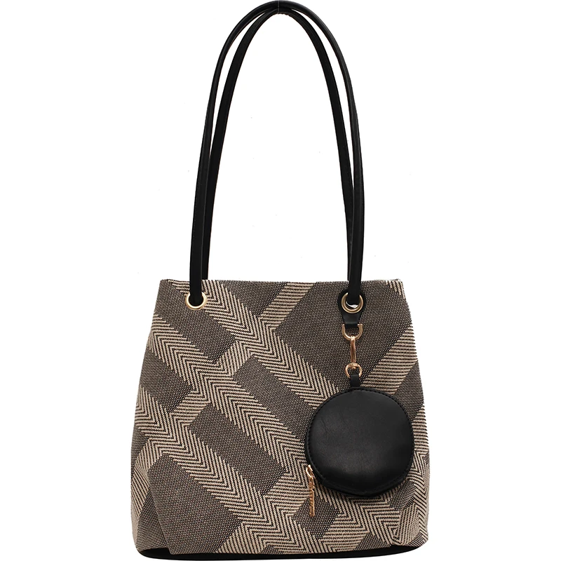 

Fashion Lightweight Casual Canvas Shoulder Bags for Women Handbags Purse 2021 New Brand Designer Big Capacity Totes High Quality