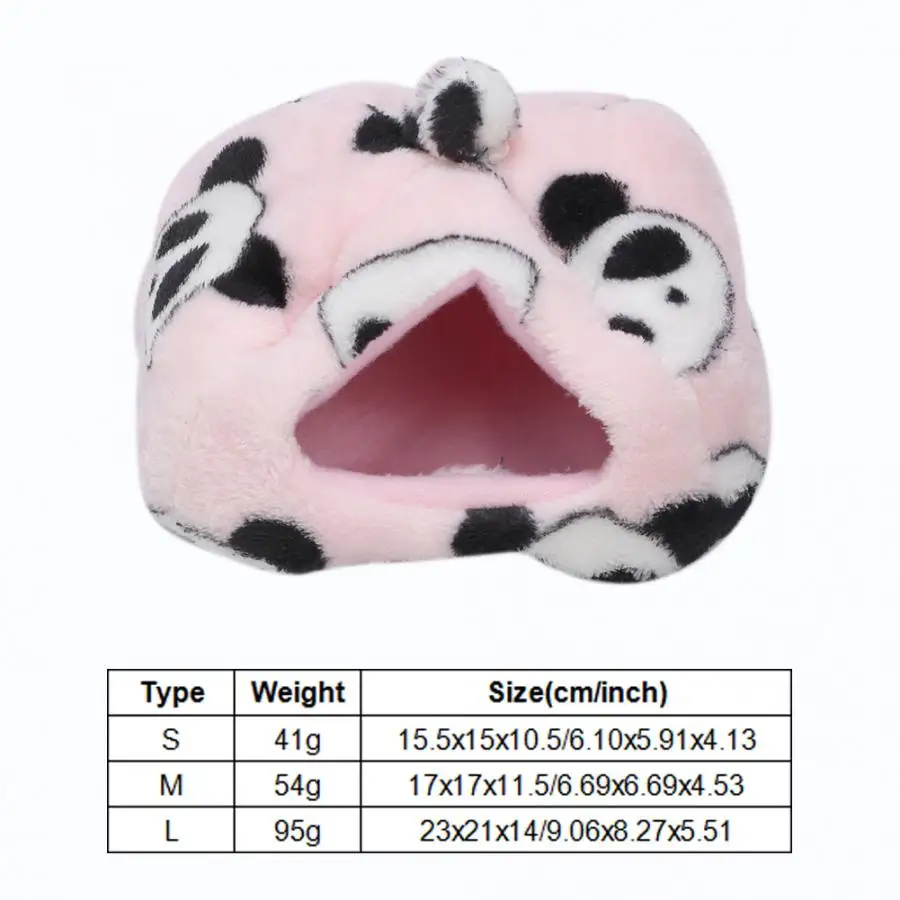 Зимнее Детское пальто из толстого плюша ткань Pet гнездо дом для хомяка Ежик