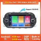 Автомобильный мультимедийный плеер, автомагнитола на Android 11, с 7-дюймовым сенсорным экраном, DSP RDS, Carplay, для FIAT EGEA TIPO 2015-2017, Dodge Neon, GPS Navi, DVD