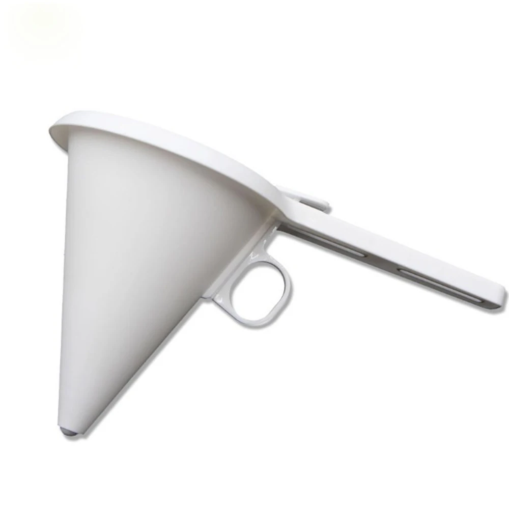 1pc Kitchen DIY Funnel Adjustable plastic Chocolate Candy White Mold for Ice Cream Cake Decorating Dispenser Baking Tool |