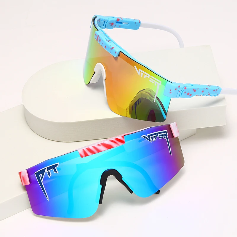 

2021 New women/Men Sports Driving Goggles Gafas De Sol Sunglasses wide polarized men mirrored lens uv400 protection wih case
