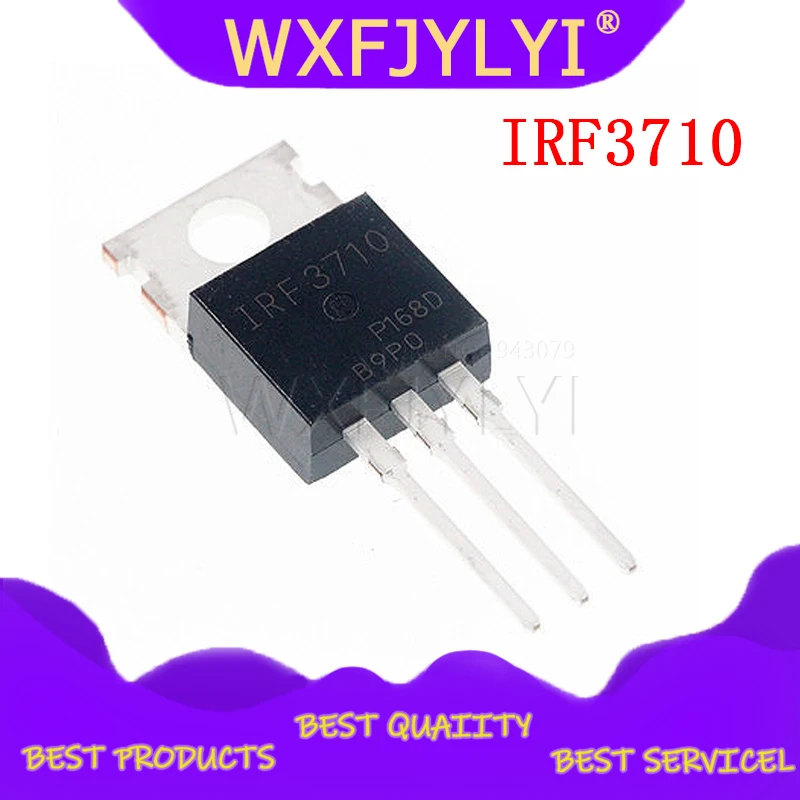 10 шт. IRF3710 IRF3710PBF TO-220 TO220 новинка оригинал | Электронные компоненты и