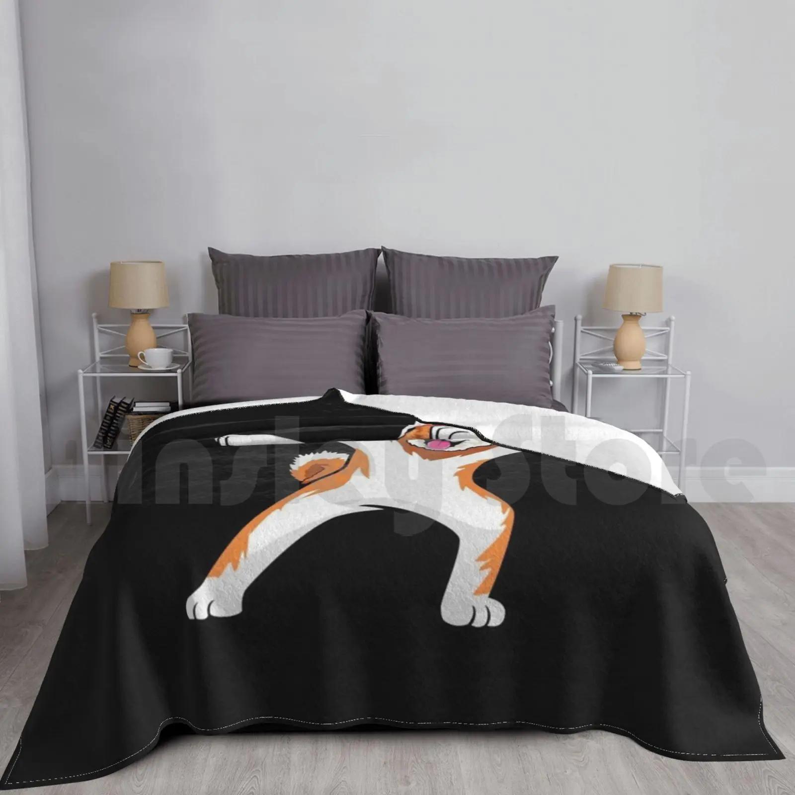 Bdaz Dabbing Akita танцующая собака забавное смешное одеяло с юмором модное