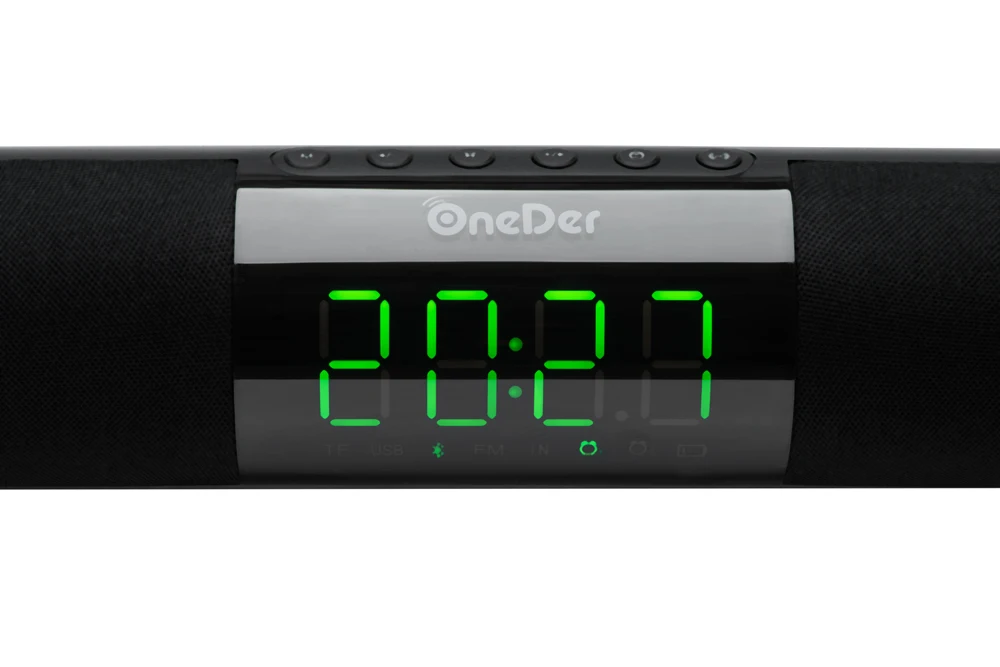 OneDer V01 Многофункциональный Будильник громкоговоритель 4000 мАч умный активный