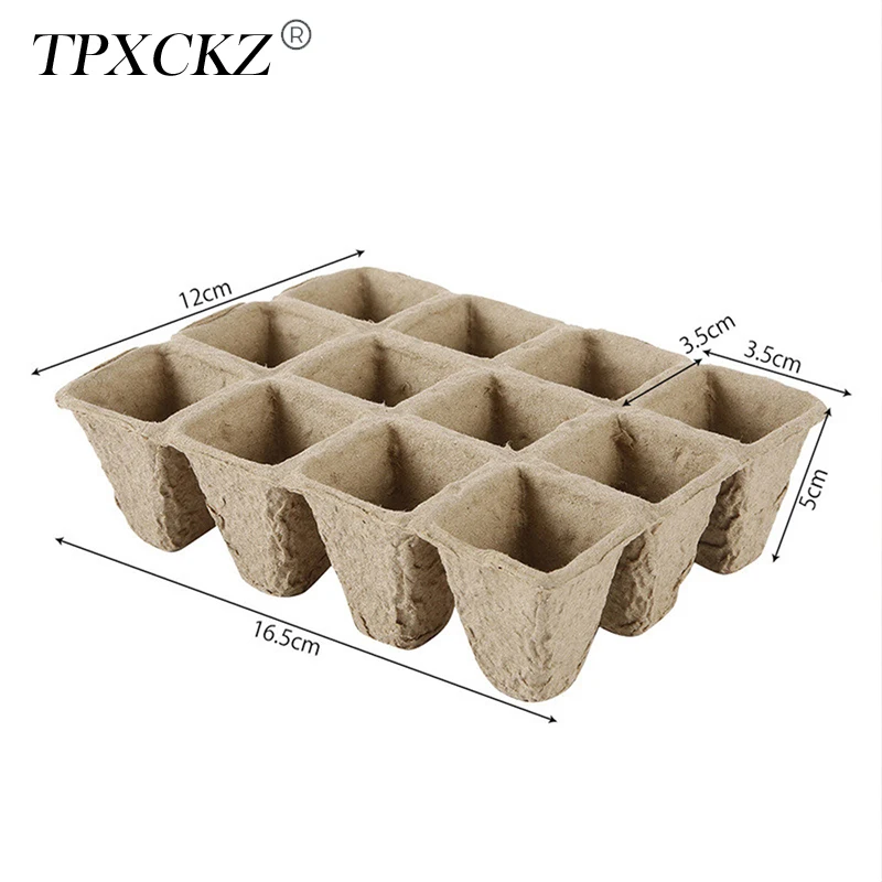 

TPXCKz Biodegradable Qisposable Nursery Home Cultivating Pulp Seedling Seedling Germination Nursery Pot Vegetable Flower Raising