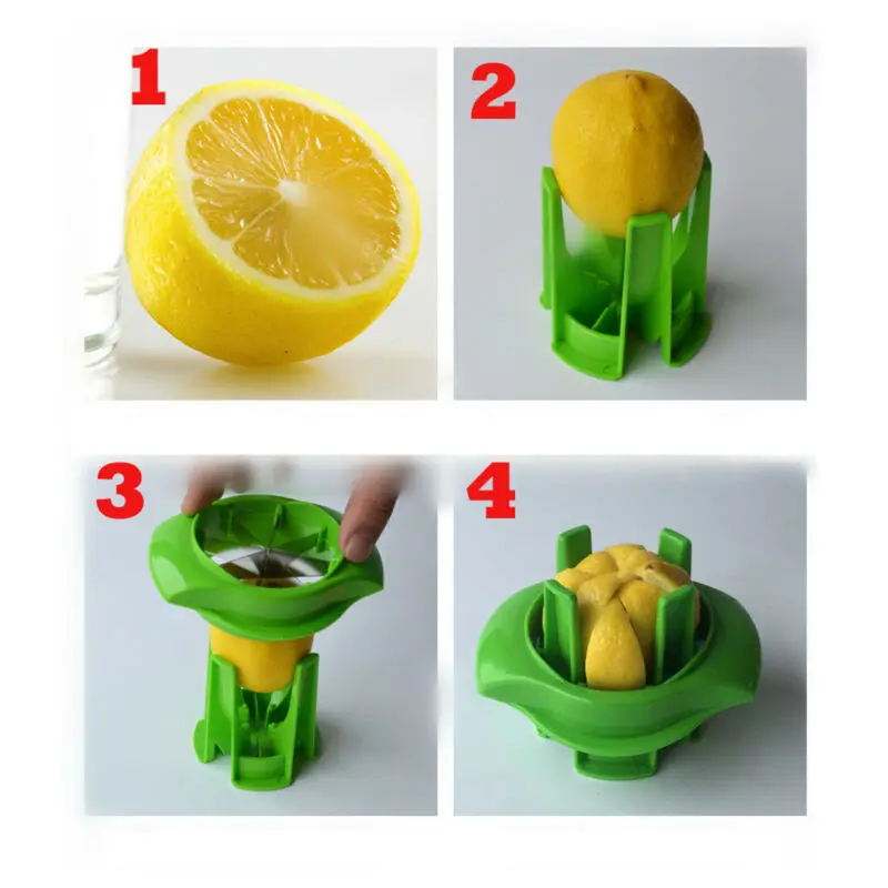 Kitchen Tools or Gadgets Trend Tomato Lemon Lime Slicer Wedger Simple Fruit Garnish Stylish Food Drinks | Дом и сад