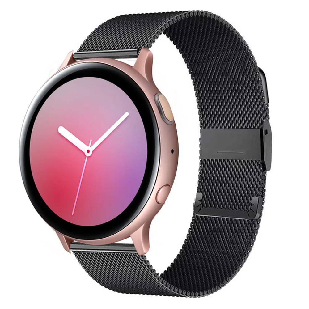 

Ремешок магнитный для Samsung Galaxy watch 4 active 2 gear S3 40 мм/42 мм/44 мм/46 мм, браслет для HUAWEI watch GT2/2E, 20 мм 22 мм