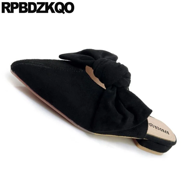 Китайский 11 Дешевая обувь Китай С острым носком Женские слипоны на плоской