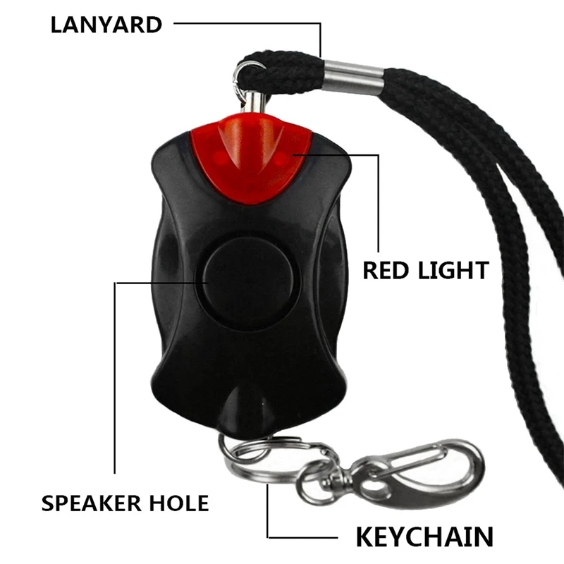 

2 Pcs Alert Defense Siren Anti-Attack Security Alarm 125Db & 120DB