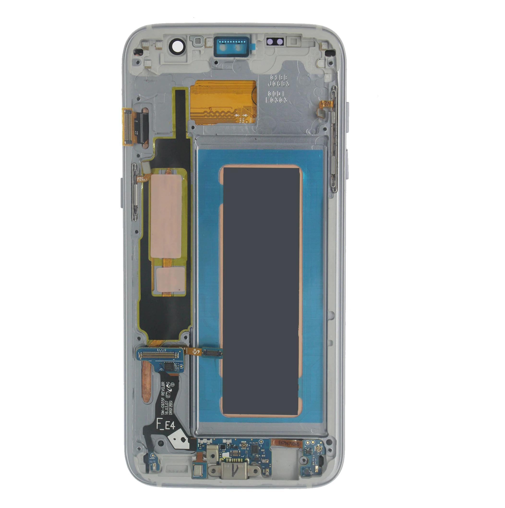 Дисплейный модуль (дисплей + сенсор) для смартфона SAMSUNG Galaxy S7 Edge цвет рамки