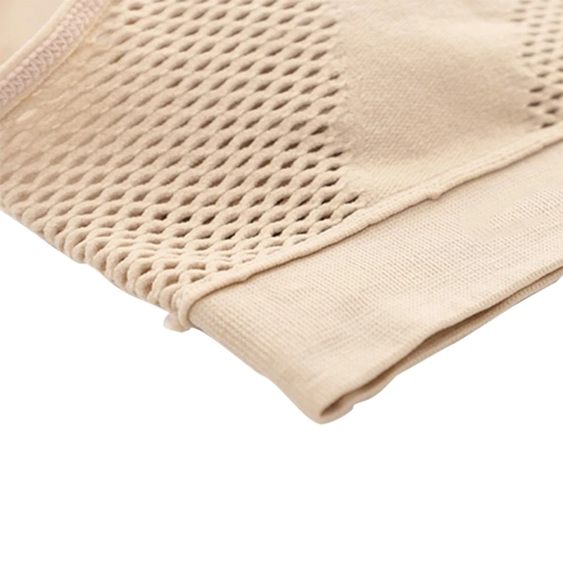 Лучше всего! Женский комфортный бюстгальтер сетчатый дышащий для йоги пуш ап