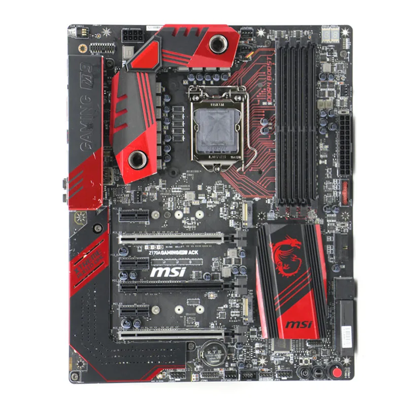 Billig Z170A GAMING M9 ACK Für MSI Z170 LGA 1151 Motherboard Ddr4 Unterstützung Dual-kanal M.2 Bergbau Verwendet PC Gaming PCIE 3rd Gen X16 Slots