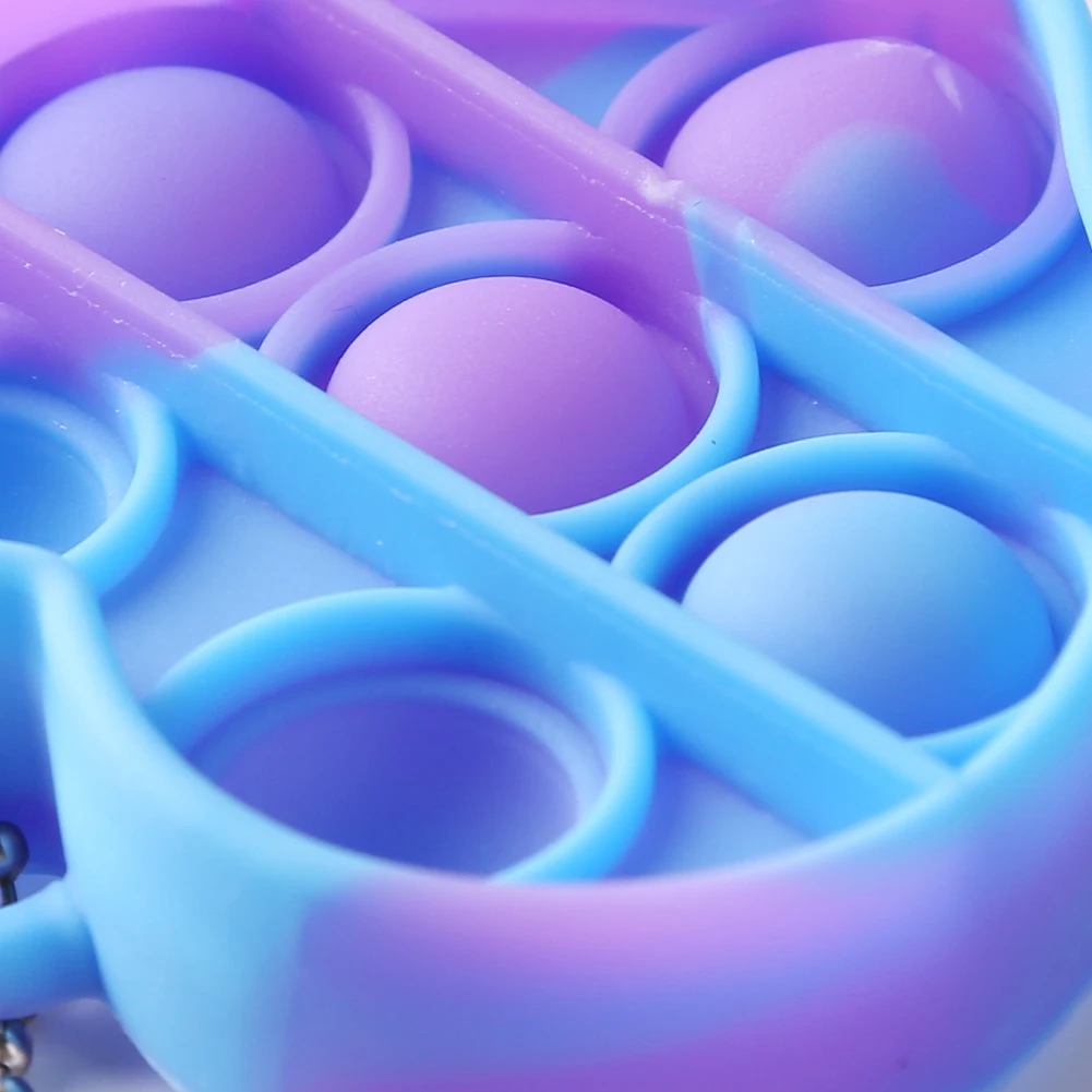 Новый пузырьковый брелок в форме сердца антистрессовый фиджет развивающая