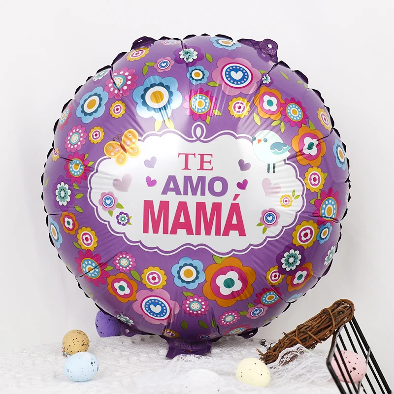 Воздушные шары из фольги TE AMO MAMA 18 дюймов 1 шт. |