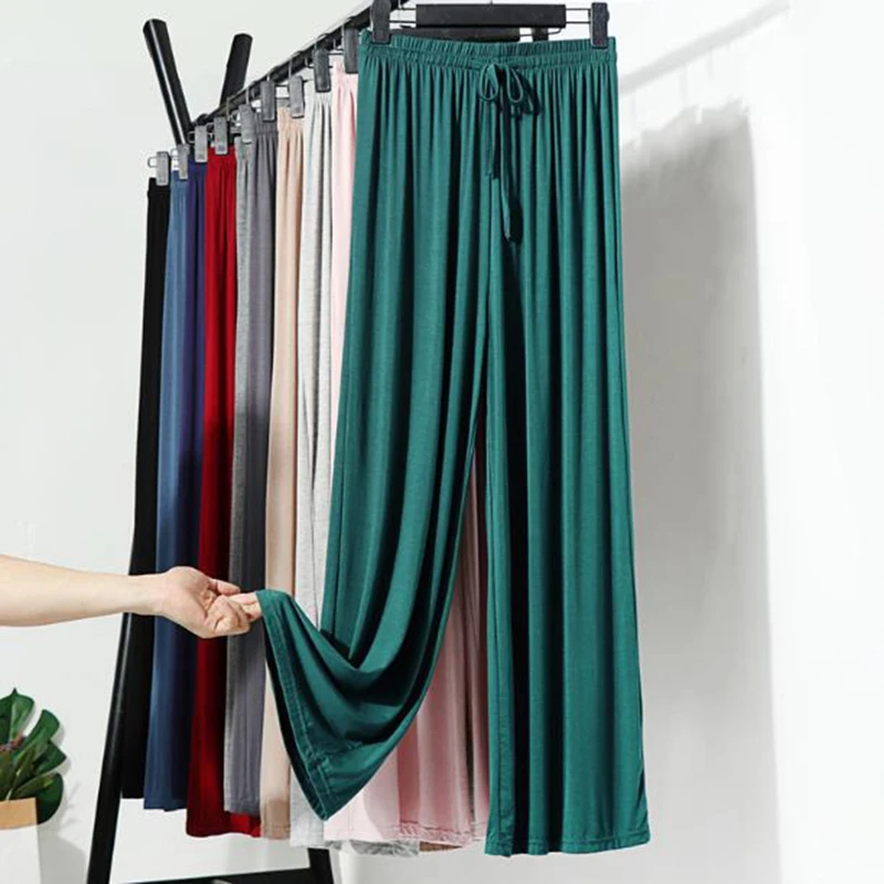 

Брюки SEDUTMO женские с широкими штанинами, модал, высокая талия, повседневные брюки оверсайз, уличная одежда, спортивные штаны, ED1592, на лето